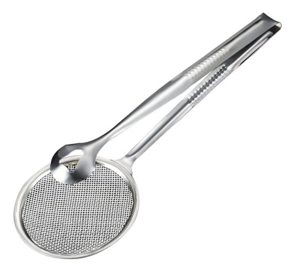 Pinza Para Freir Colador Espumadera Freidora 28cm Acero 0