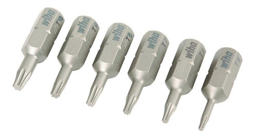 Wiha 71570 T5 To T10 Torx Insert Bit, 6-pack 0