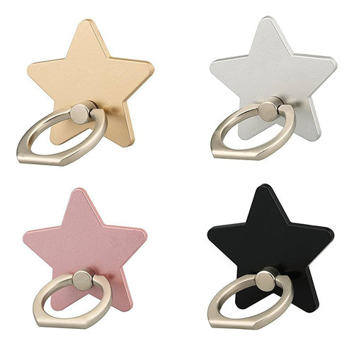 4 Anillos Para Celular - Estrellas 0
