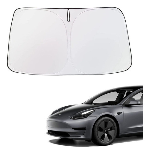Topfit Tesla Model 3 Y - Parasol Para Parabrisas Delantero, 0