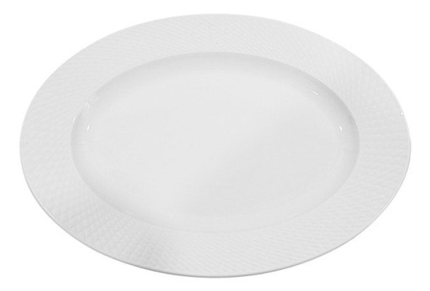 Fuente Bandeja Oval Porcelana Blanca 30 Cm - Sheshu Home 0