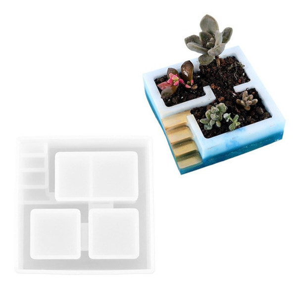 Molde Maceta Resina Yeso Cemento Silicona Artesania Terrario 0 Molde Maceta Resina Yeso Cemento Silicona Artesania Terrario 0