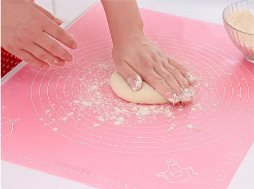 Tapete De Silicone Culinário +  Rolo  Maciço +  Brinde 0