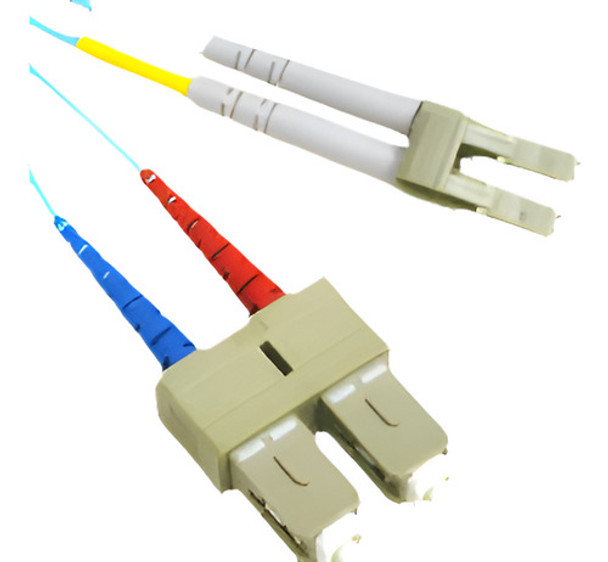 Cable De Conexión C2g 2m 10gb Lc/sc Dúplex 50/125 Multimodo 0