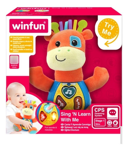 Jirafa Interactiva Sonidos Winfun Sing 'n Learn With Me 0