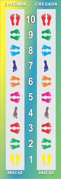 Tapete Corrida Dos Pés 62x180 Pedagógico Infantil Sensorial 0