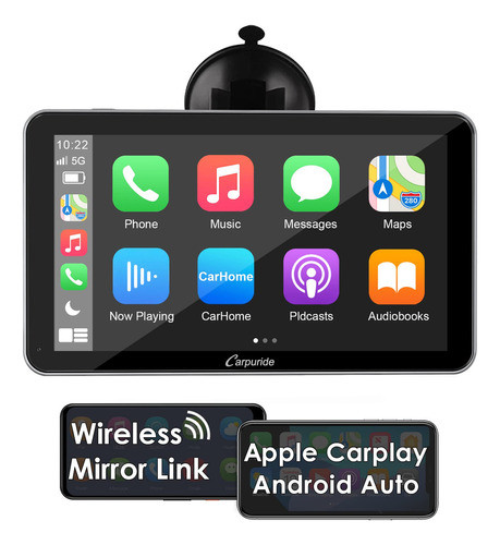 Carplay Y Android Auto Inalmbrico De 2022, Carpuride De 7 Pu 0