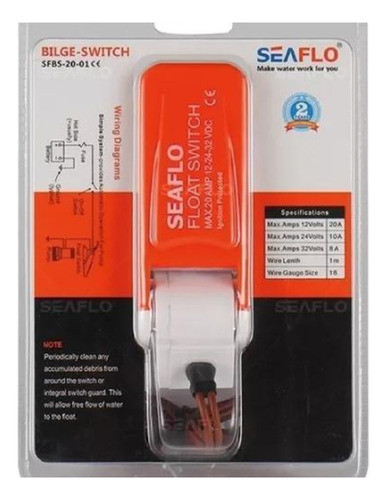 Automático Para Bombas De Porão - Seaflo  Original 0