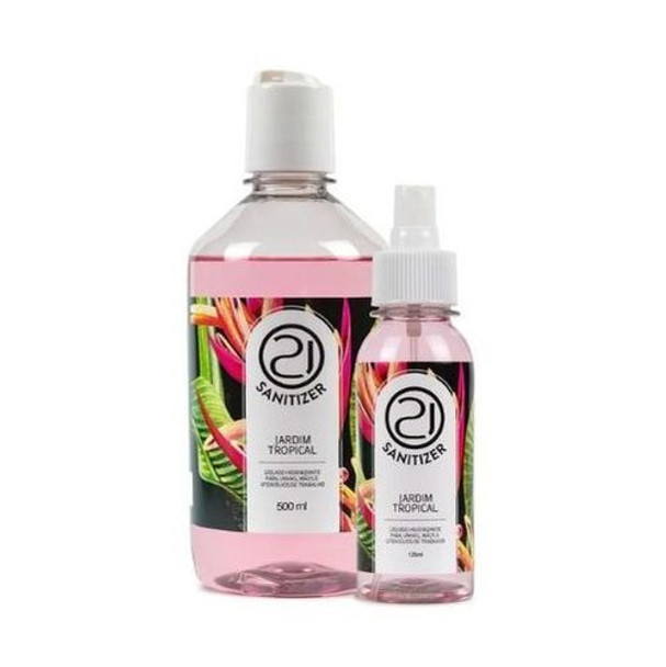 Higienizante Sanitizer Jardim Tropical 125ml - Nails 21 0