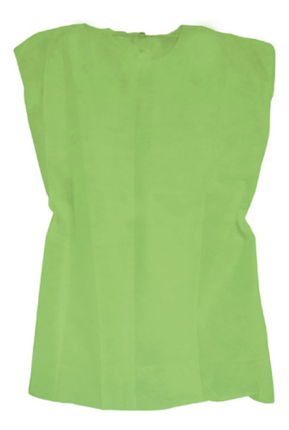 Camisolin Descartable Sin Manga Verde 60 Gr X 50 U. 0