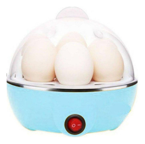 Máquina Processador Egg Cooker Cozedor Ovos Vapor Azul 110v 0