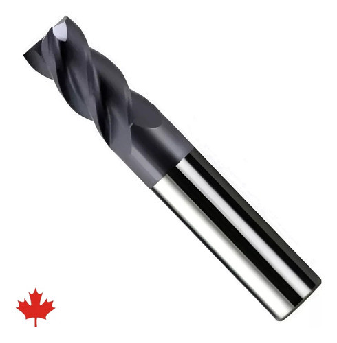 Fresa De Metal Duro Plana Ø 8 Mm 4 Cortes Largo Std. 0