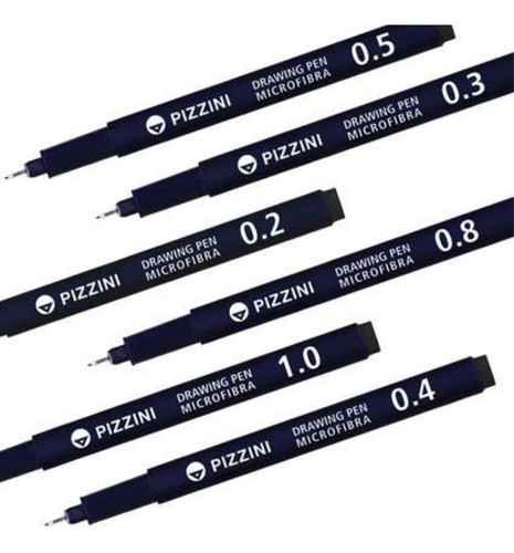 3 Microfibra Graduada Pizzini Dibujo Técnico 9 Graduaciones 0