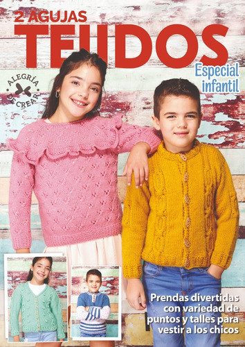 Revista Tejido Ropa Para Niños 2 Agujas Varios Talles 0