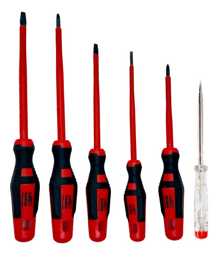 Kit Juego Destornilladores Bahco Aislados 1000v 0