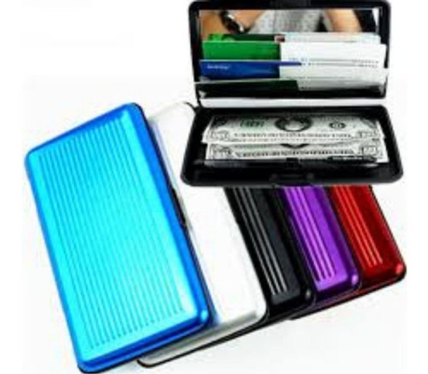 Billetera Aluma Xl - Plata Verde Dorada Azul Y Púrpura = T V 0 Billetera Aluma Xl - Plata Verde Dorada Azul Y Púrpura = T V 0