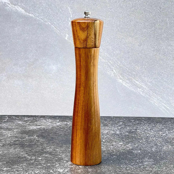 Molinillo Pimienta De Madera Acacia Alto 25cm 0