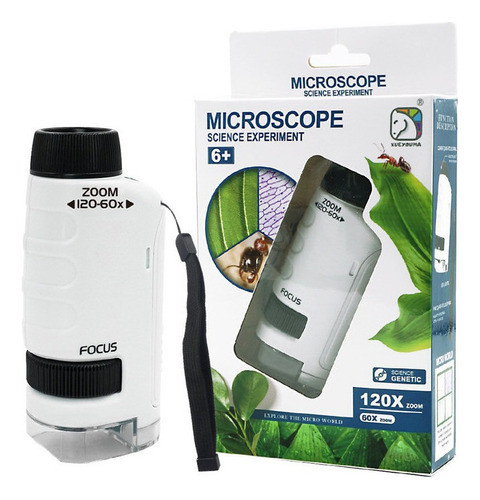 Microscópio De Mão Portátil 60x-120x 0
