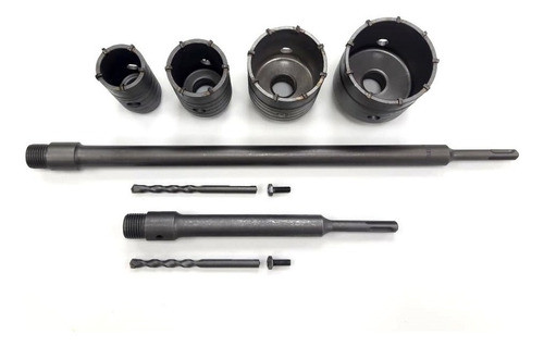 Set Mecha 4 Copa Hormigon Widia Bremen® + 2 Extens Sds Plus 0