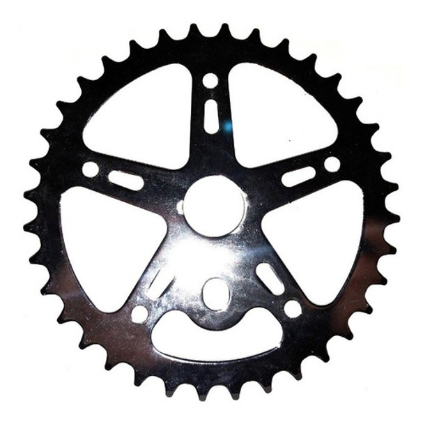 Plato Engranaje Bicicleta Playera Cromado 44 Dientes 0
