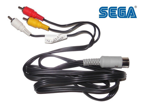 Cable Video Sega Master System (3010) Av -tv Lcd 90 Mark Iii 0