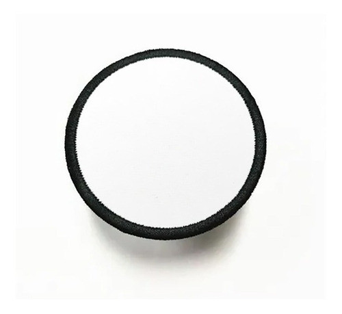 100 Parches Bordados Sublimar Sublimables Lisos 7cm Redondos 0