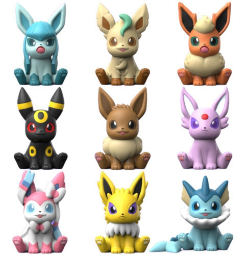 Kit 9 Pokemones - Todas Las Evoluciones De Eevee 0