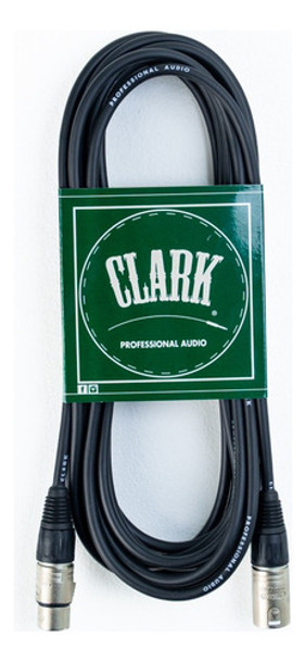 Cable Clark Xlr Canon Para Microfono Neutrik 10 Metros 0