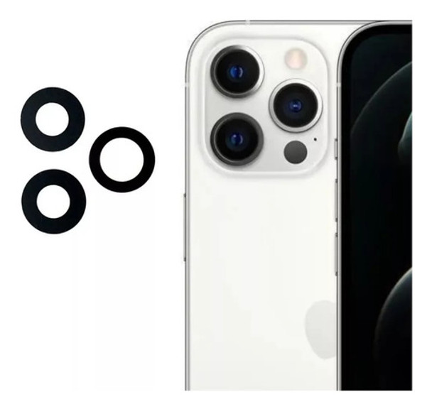 Vidrio Lente De Camara Trasera Para iPhone 12 Pro / Pro Max 0