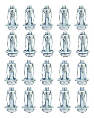20pcs Parafuso Com Porca,4x20mm 0