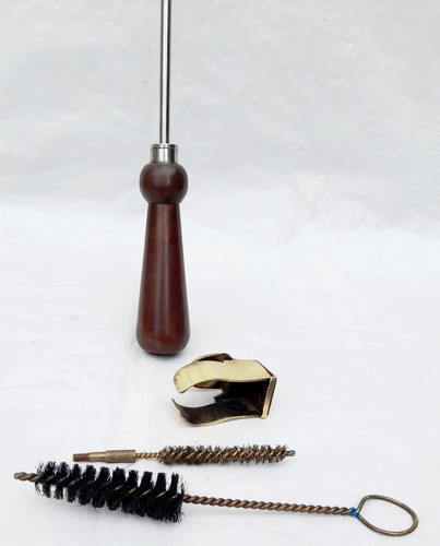 Baqueta Pasatrapos Limpieza Carabina Mauser Cepillo 0