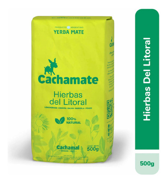 Pack X 4 Yerba Cachamate Hierbas Litoral Lemongrass 500g 0