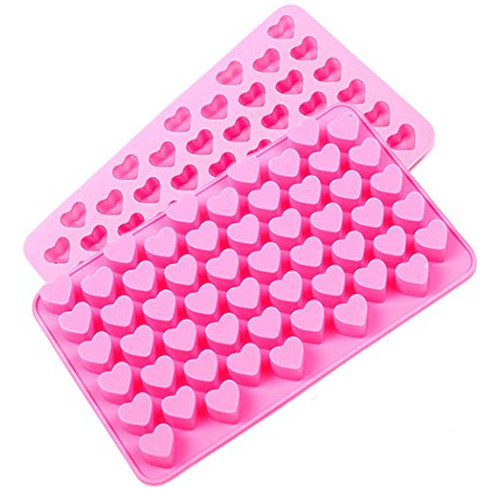 Mini Corazón 55 Moldes De Cavidad, Forma De Corazón Cubitos 0
