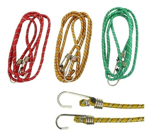 Kit 3 Elástico Extensor Bagageiro Moto Capacete Bike Cinta 0