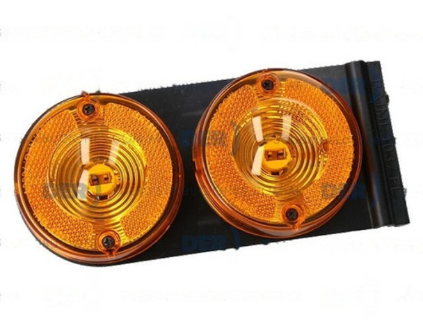 Faro Universal 1037 Doble Flex.ambar - Ambar/ambar - Amb Jgo 0