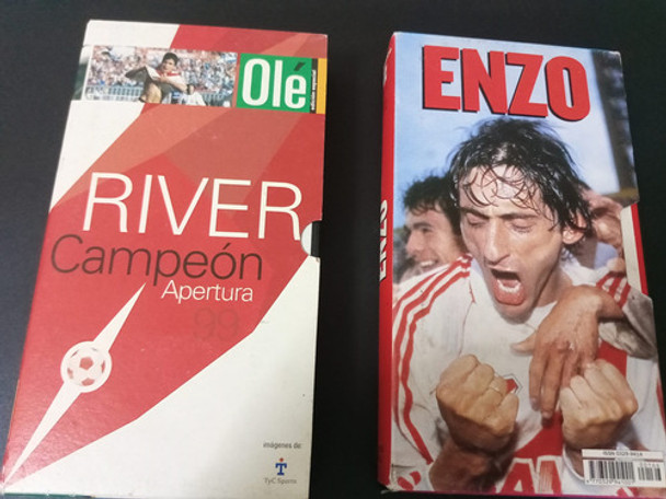 2 Vhs River Campeon Apertura  Y Enzo Año 1999 0