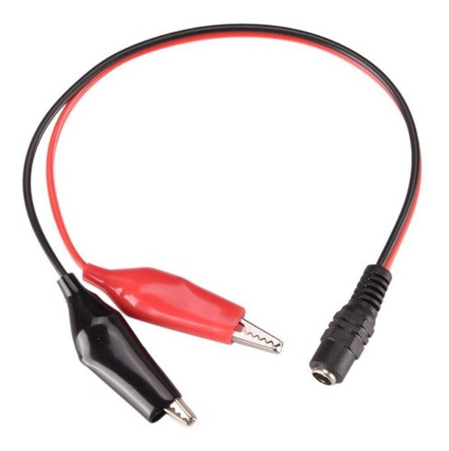 Cable Conector Cocodrilo 5.5*2.1mm Dc Barrel Jack Alligator 0