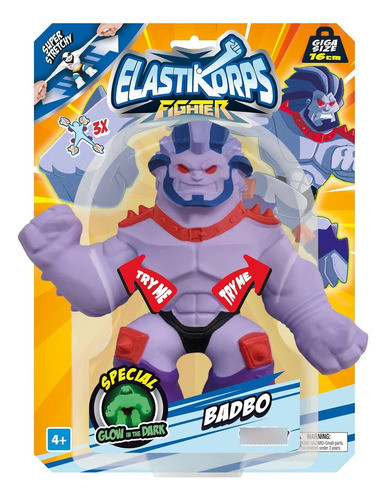 Figura Estirable Badbo Elastikorps Fighter  16 Cm Replay 0