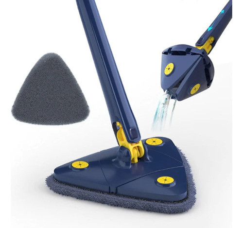 Rodo Mágico Limpeza Triangular Mop Giratório 360° 0
