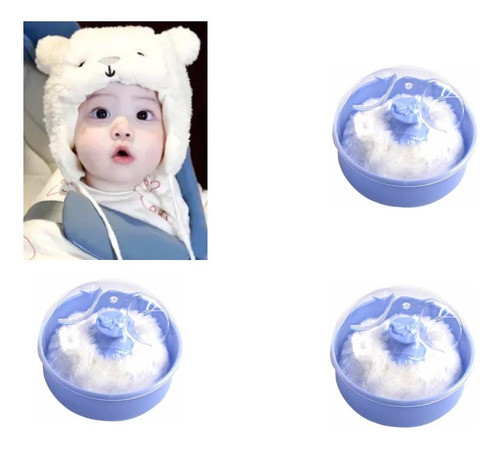 Polvo Corporal Soft Fur Powder Puff Baby 0