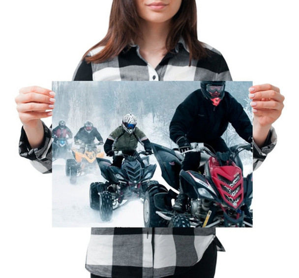 Atv Cuatri Coleccion 1 Fotos Hd 30x40 Cm  Lamina / Poster A3 0