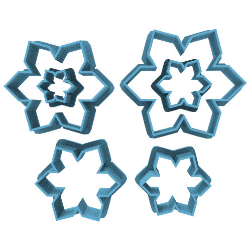 4008 Set Mini Copos Cortante Para Galletas 0