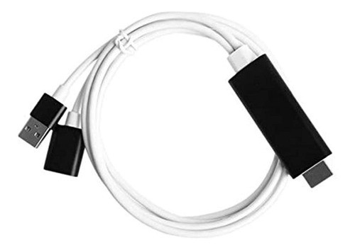 Ukcoco 33 Pies 3 En 1 Usb Hembra A Hdmi Macho Cable Divisor 0