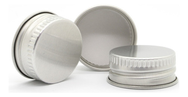 30 Tapas De Aluminio Rosca 28mm/410 0 30 Tapas De Aluminio Rosca 28mm/410 0