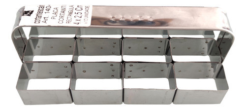 Placa Cortante Multiple 12 Rectangulo 4x2,5 Cm Galletita Cai 0