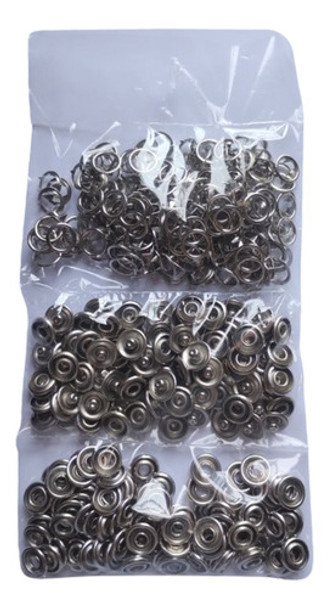 Broche Doble Aro 9mm De Acero Inoxidable X 100 Unidades 0