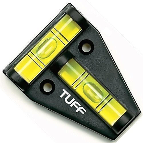 Tuff T Level; Shatterproof Cross Check Bubble Level 2 Way Mu 0