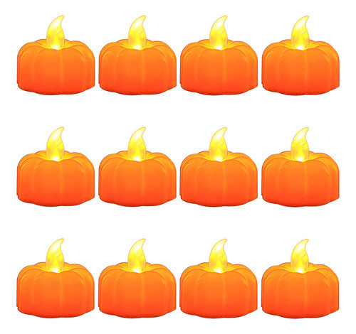 Jack-o-lantern De Halloween Piscando, 12 Unidades 0