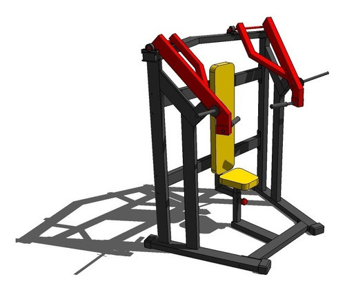 Planos Dibujos De Gimnasio Gym Pecho Inclinado... 0