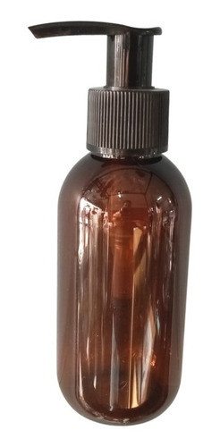 Envase Pet 125ml Ámbar Con Válvula Cremera Negra (x 10 Unid) 0